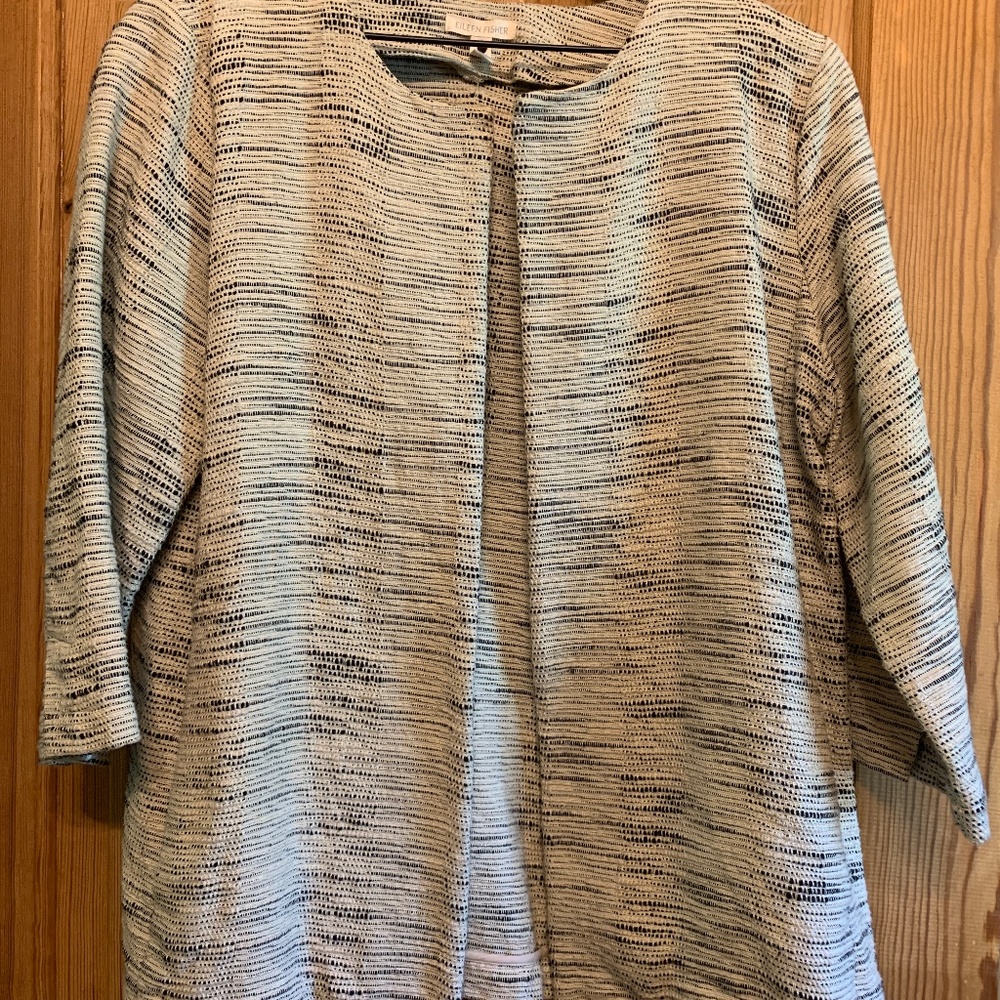 Eileen Fisher Handloomed Cotton Blazer